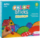Apli kids verf color sticks - schoolbox - 96 stuks