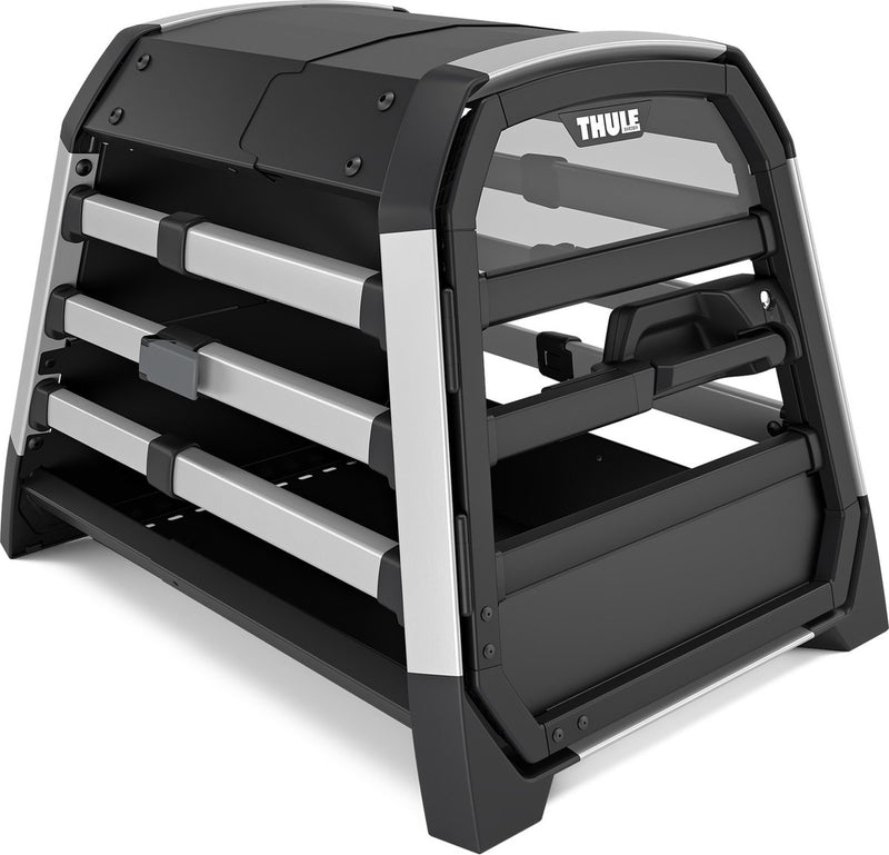 Cesta de transporte Thule allax para perros aluminio negro xs
