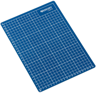 Tapete de corte Westcott a4 - azul - 300x220 mm - 5 capas - autorreparable - ac-e46004