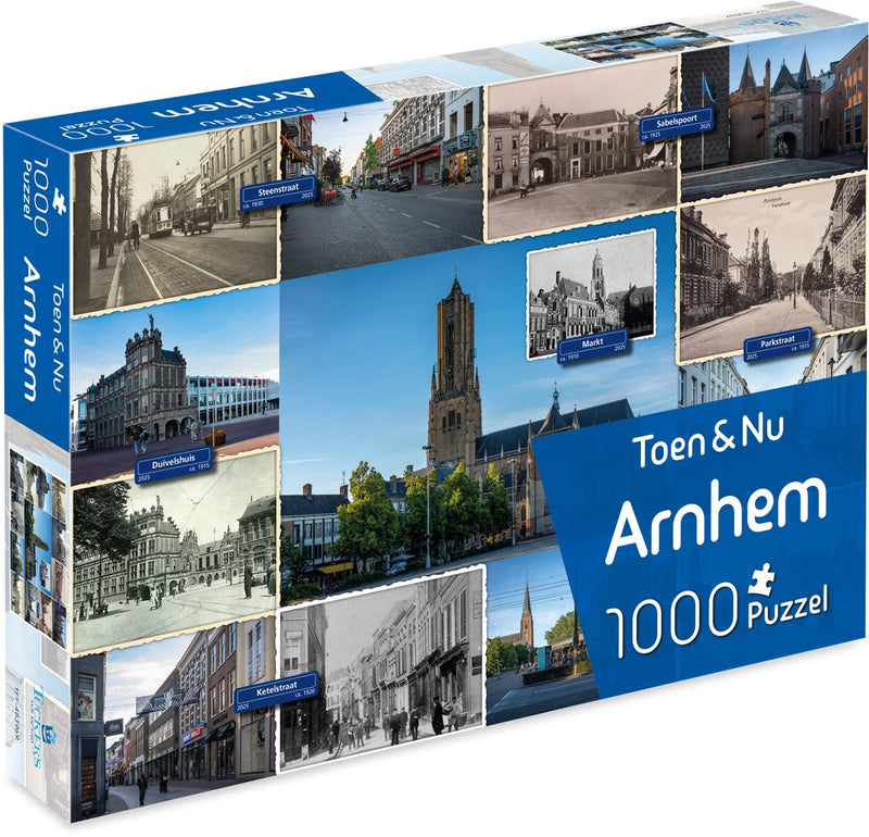 Puzzle La fabbrica divertente di Tucker allora adesso - Arnhem (del fotografo Robert Mulder) - 1000 pezzi - Puzzle