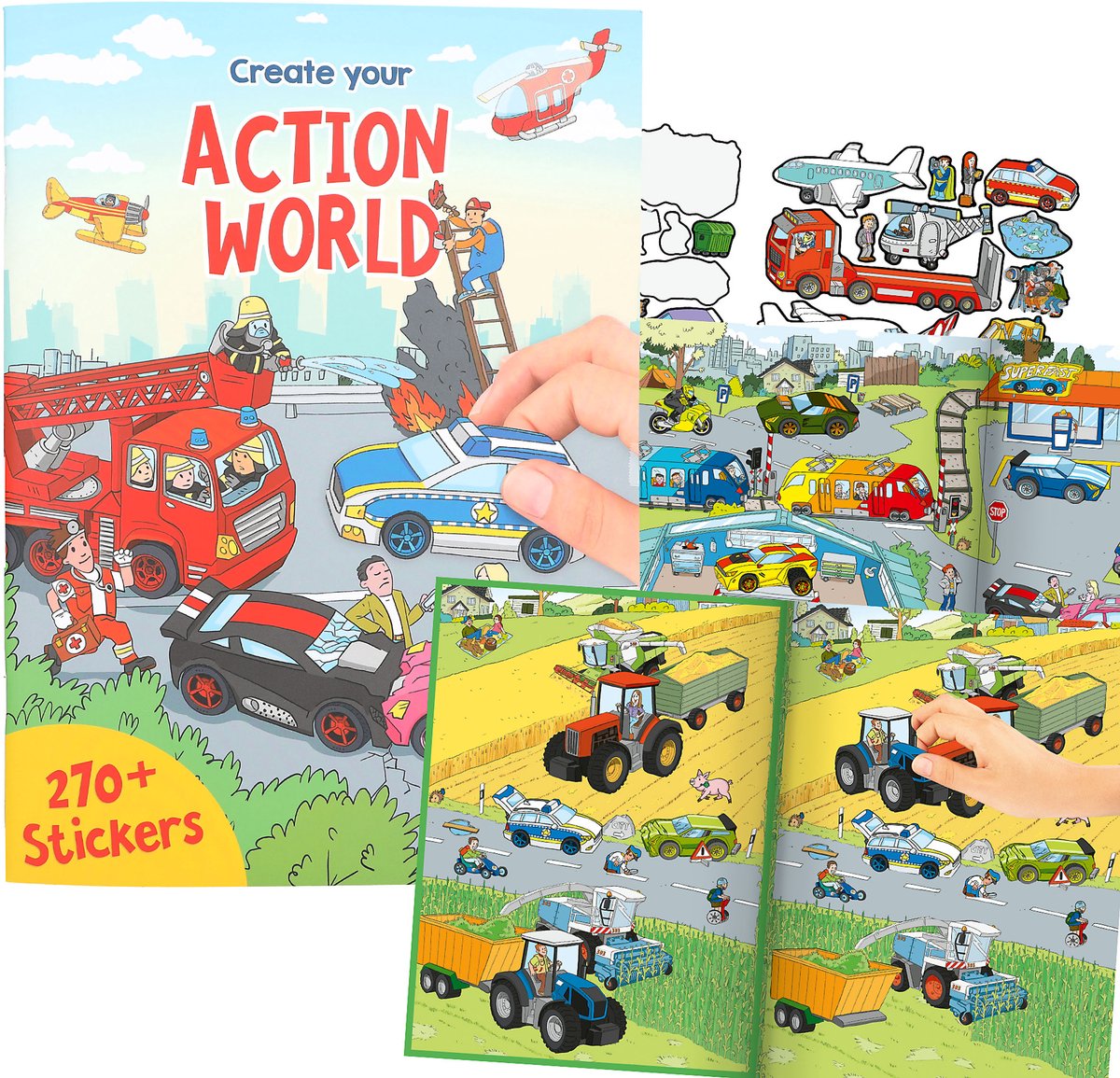 Depesche - crea tu libro de pegatinas del mundo de acción