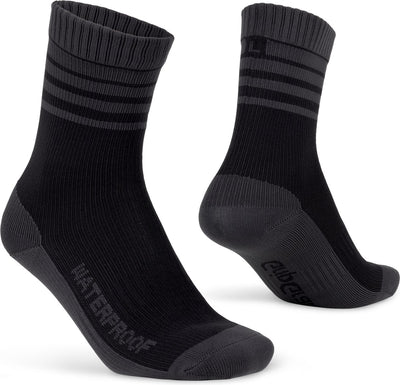 Gripgrab - calze da ciclismo invernali impermeabili foderate in lana merino foderate in lana merino - nere - unisex - taglia XL