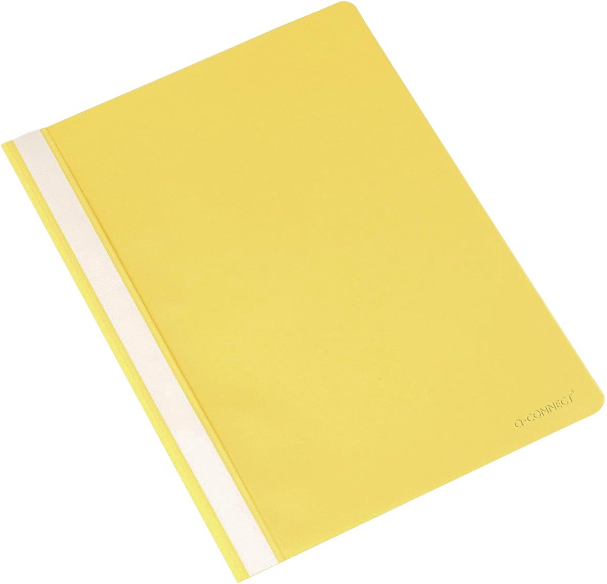 Q-connect snelhechtmap, a4, geel 25 stuks