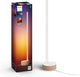 Philips hue gradient signe tafellamp - wit en gekleurd licht - houtkleurig