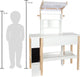 Small foot wooden store white compact