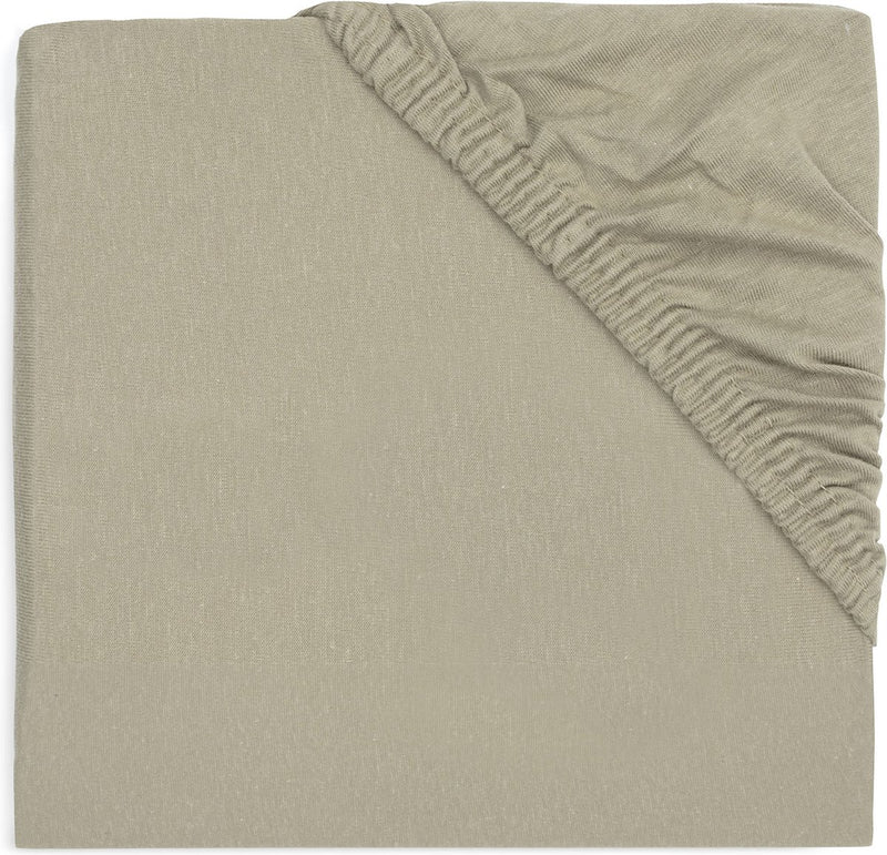 Jollein - sábana bajera jersey 40 50x80 90cm - cuna, cama, cuna - verde oliva