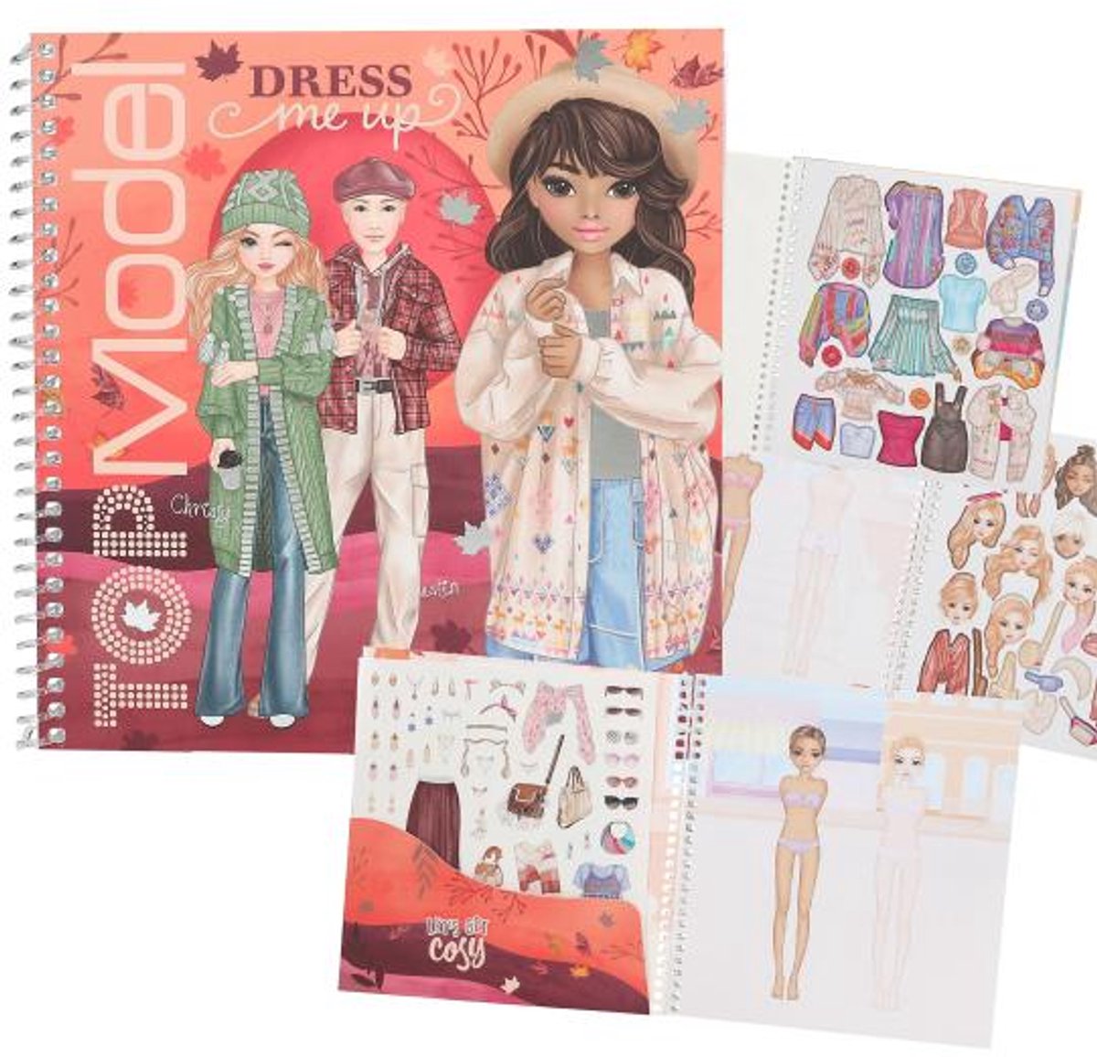 Depesche - top model vísteme libro de pegatinas - acogedor