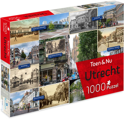 La fábrica de diversión de Tucker, entonces ahora rompecabezas - Utrecht (por el fotógrafo Robert Mulder) - 1000 piezas - rompecabezas