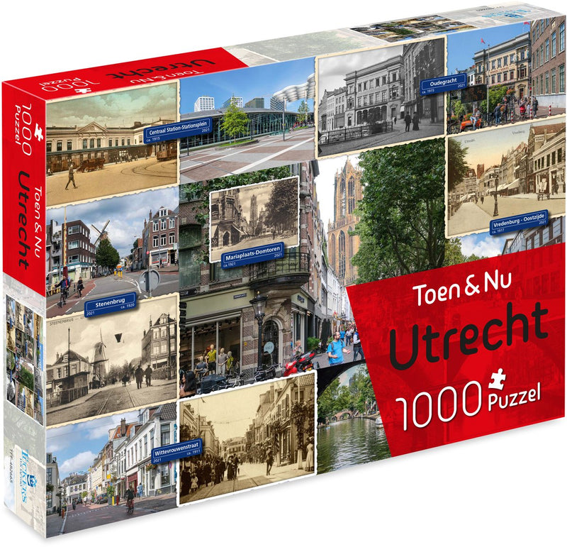 Puzzle La fabbrica divertente di Tucker allora adesso - Utrecht (del fotografo Robert Mulder) - 1000 pezzi - Puzzle
