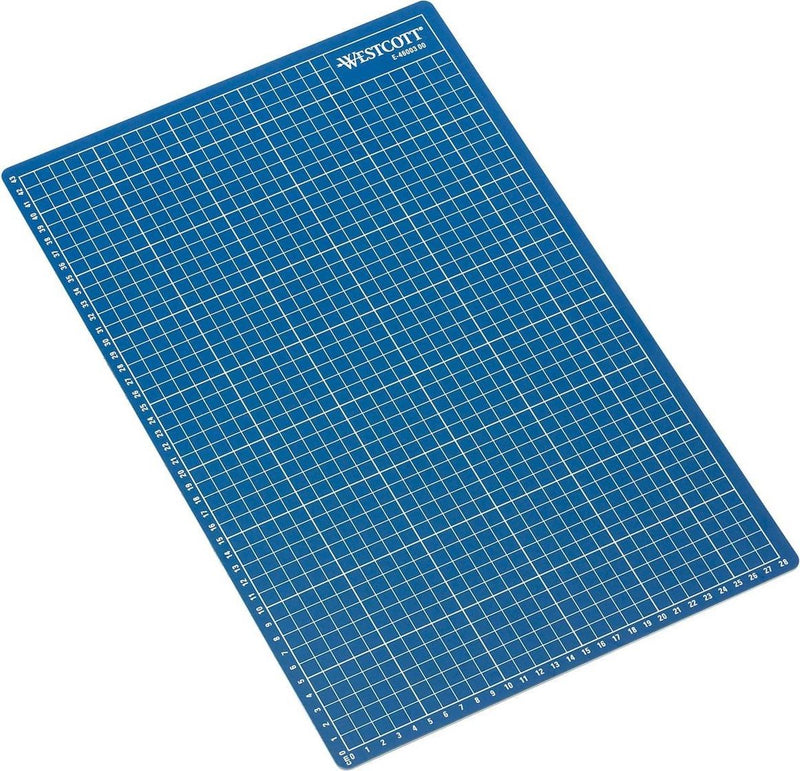Westcott snijmat a3 - 450x300mm - 5-laags - zelfherstellend - blauw - ac-e46003