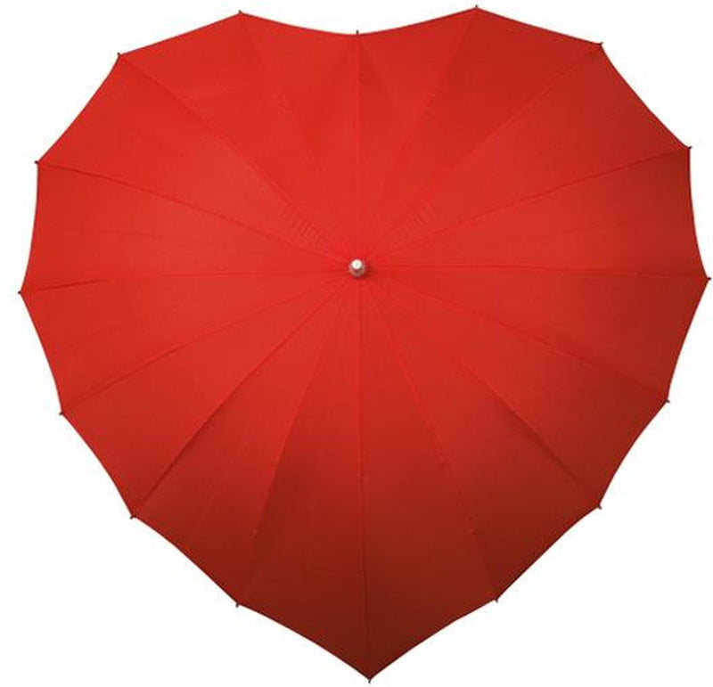 Red de poliéster de 110 cm de 110 cm en forma de corazón de la paraguas
