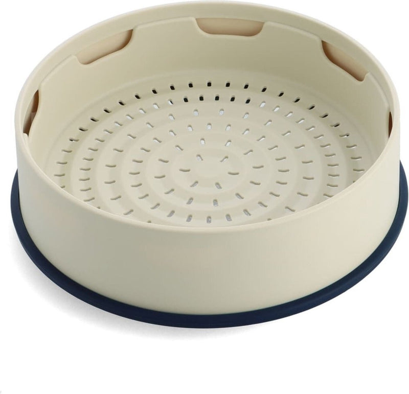 Greenpan Steamy 24 cm - silicone - cestello vapore - crema