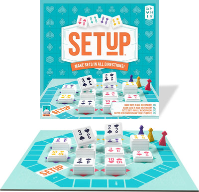 Asmodee setup - exciting strategic board game full of bluffing tactics - party game for 2-4 players - from 8 years