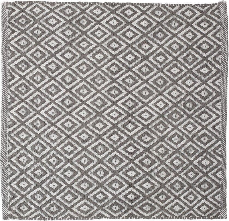 Sealskin - trellis badmat 60x60 cm - katoen - grijs