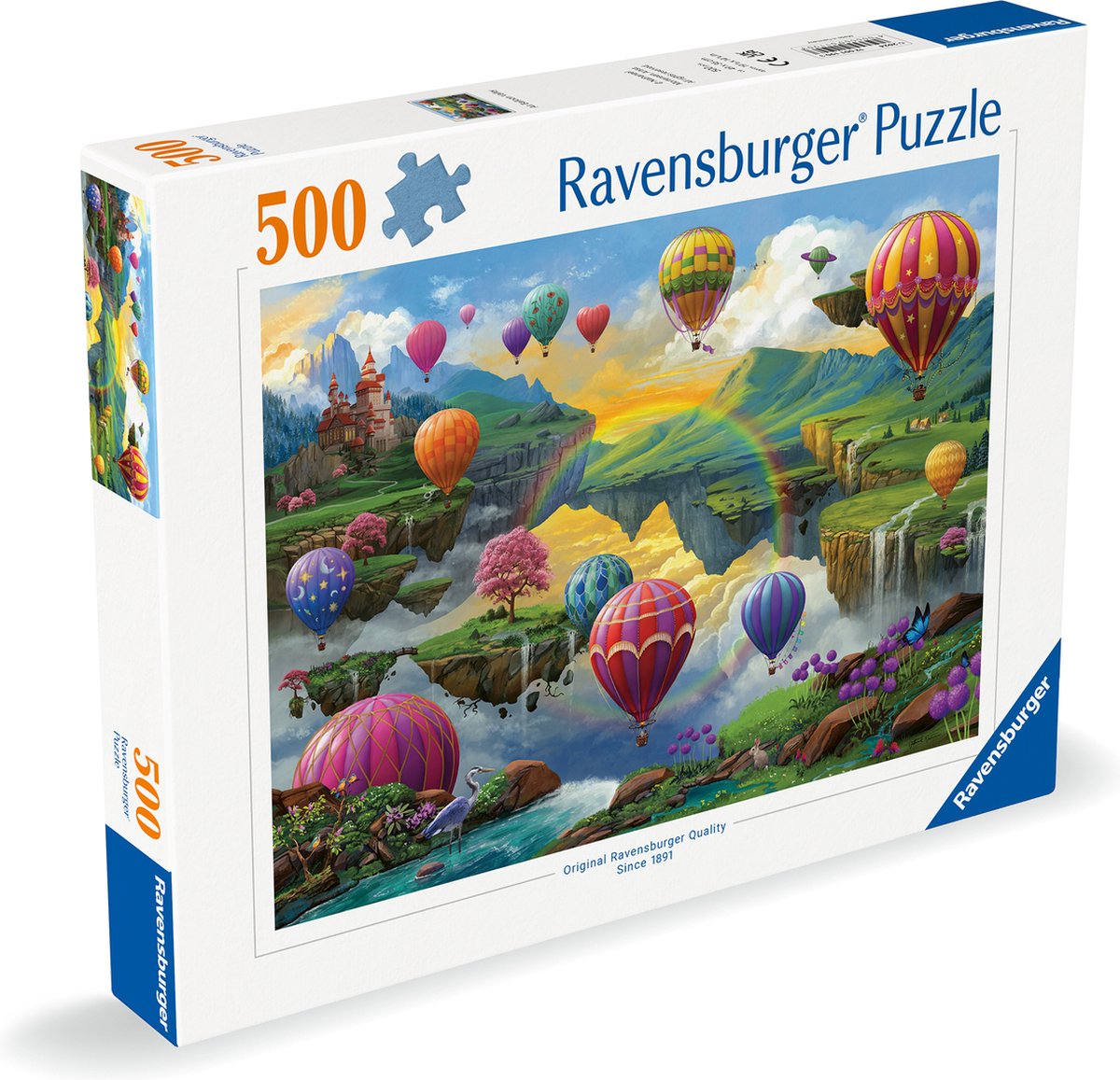 RAVENSBURGER JIGSAW puzzle La valle dei mongolfiere, 500st.