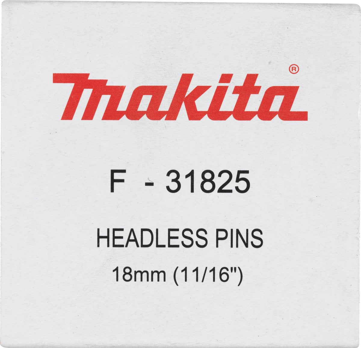Accesorios makita pin vk 18mm acero inoxidable - f-32142