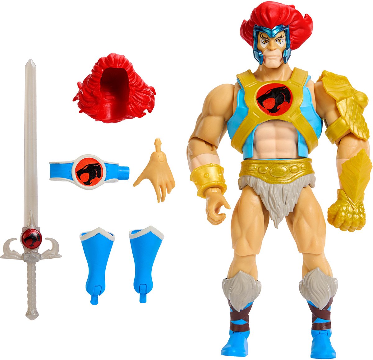 Mattel masters of the universe x thundercats action figure lion-o 14 cm action figuur