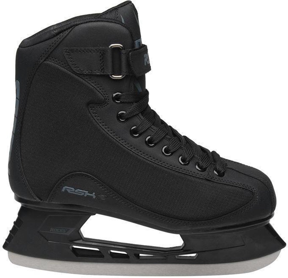 Roces – rsk 2 – ijshockeyschaatsen – schaatsen heren – zwart – stevige constructie rvs ijzer – maat eu 41