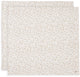 Jollein - paño hidrofílico grande 115x115cm - paño envolvente - algodón suave - 2 piezas - florido