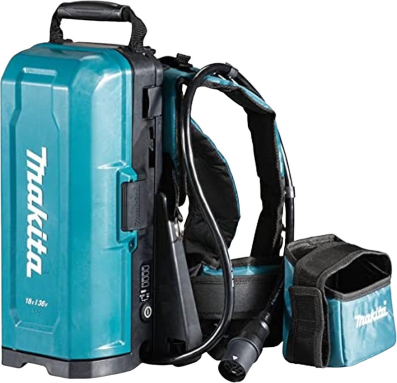 Estación de batería de mochila makita de 18 v pdc01 con adaptador 2x18 v, en caja - 191a64-2