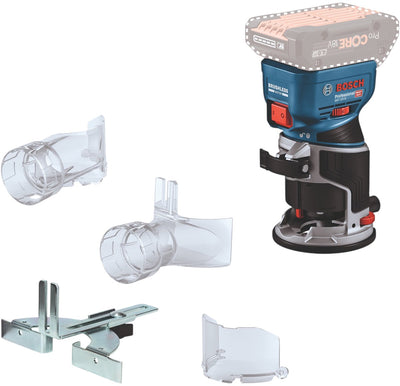 Fresa de cantos inalámbrica bosch azul gkf 18v-8 | 18v | sin batería ni cargador | en caja - 06016c2000