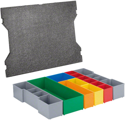 Caja empotrable Bosch l-boxx 102 azul | juego 13 piezas | profesional - 1600a016n8