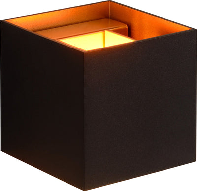 Lucide xio - lámpara de pared - led regulable - g9 - 1x4w 2700k - ángulo de haz ajustable - negro
