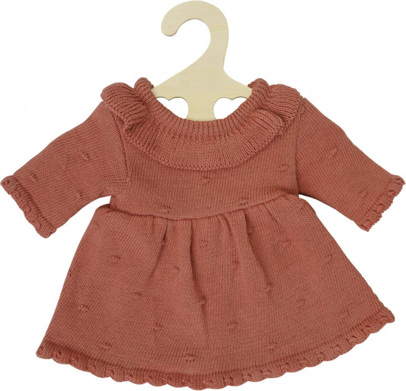 Heless Dolls Knitting Dress Peach, 35-45 cm