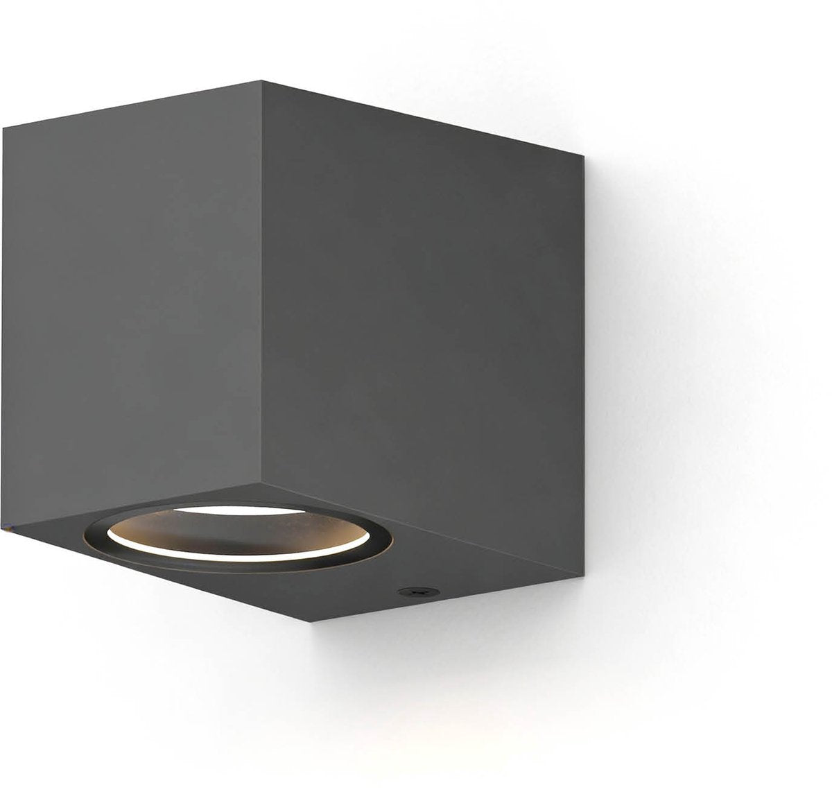 Calex aplique downlight sanremo - gu10 - ip54 resistente al agua y al polvo - apto para interior y exterior - fácil instalación - rectangular - antracita