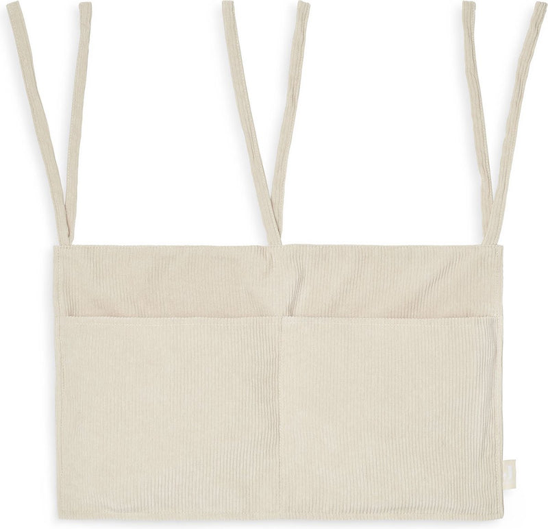 Jollein - borsa portaoggetti per box (velluto a coste - torrone) - borsa per box, borsa portaoggetti, borsa per giocattoli
