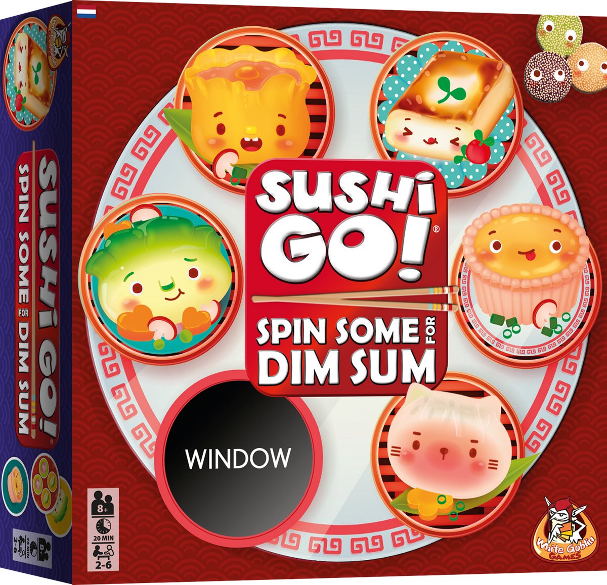 ¡Sushi de los juegos de duendes blancos! gira un poco para dim sum - juego de mesa de 2 a 6 jugadores