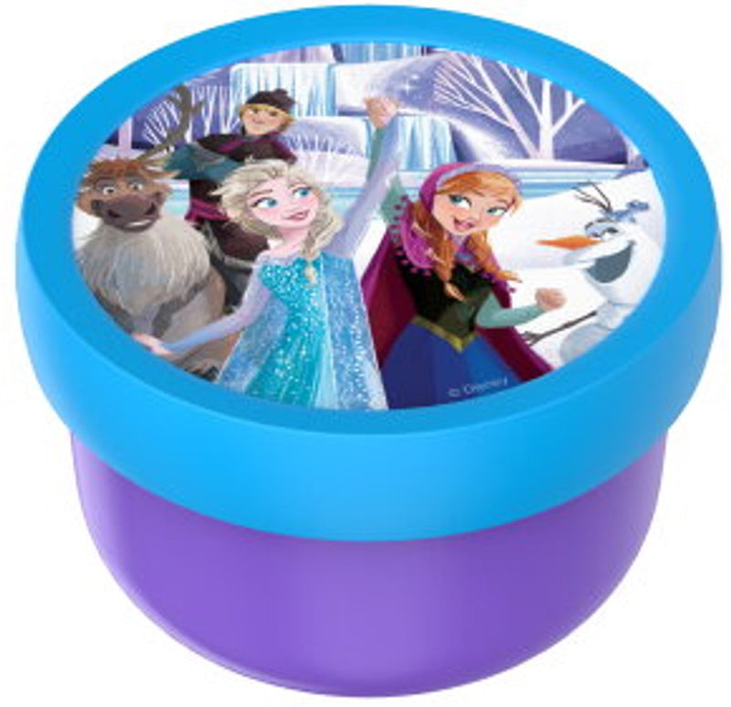 Mepal Fruit Box Campus - 300 ml - inclusa forchetta da frutta - si chiude bene - scatola snack - Frozen Friends