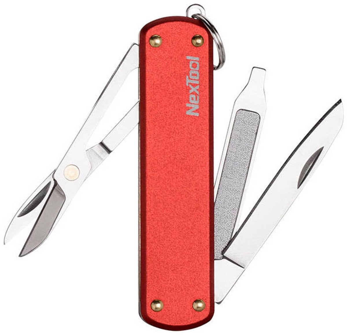 Mini navaja de bolsillo Nextool NE0142 para juego de herramientas 6 en 1, práctica para viajar