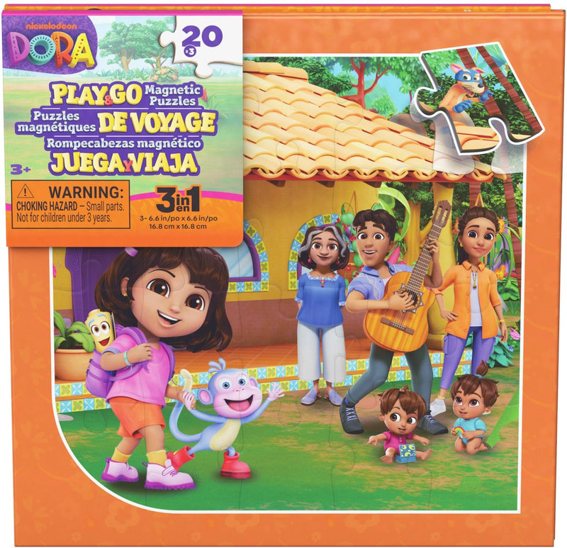 Spin master – libro puzzle – 3x20 puzzle magnetici – 17x17 cm