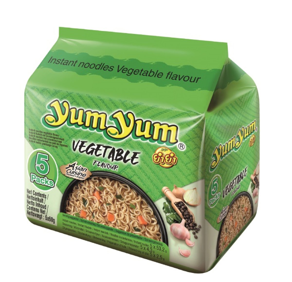 Yum yum groenten bami soep 5-pack - 6 x 300gr - voordeelverpakking