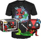 Funko pop! marvel deadpool: set figure and tee - deadpool mermaid exclusive maat m