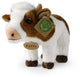 Rappa eco friendly serie - plushen koe - 23 cm - milieuvriendelijk - veilig voor kinderen