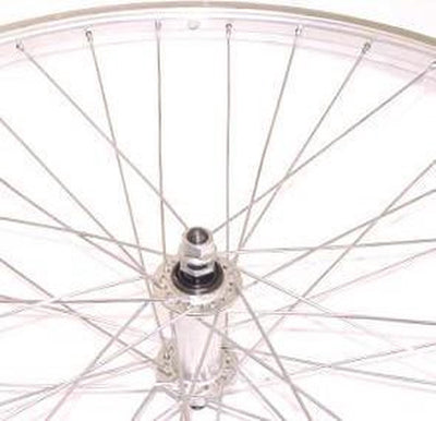 Ruota anteriore Roland 28 fissata AS26 Silver Zink SPK