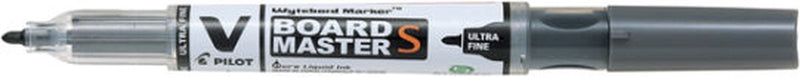 Rotulador para pizarra blanca Pilot v-board master, punta redonda, 0,8 mm, negro, 10 unidades