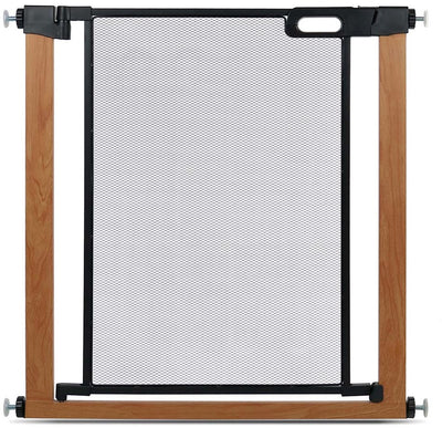 Duvo plus my home valla de seguridad y extensiones 2,5x75-82x76cm negro marrón