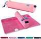 Astuccio Oxford - rosa con elastico - astuccio rotondo 22 cm - astuccio per ragazzi - astuccio per ragazze
