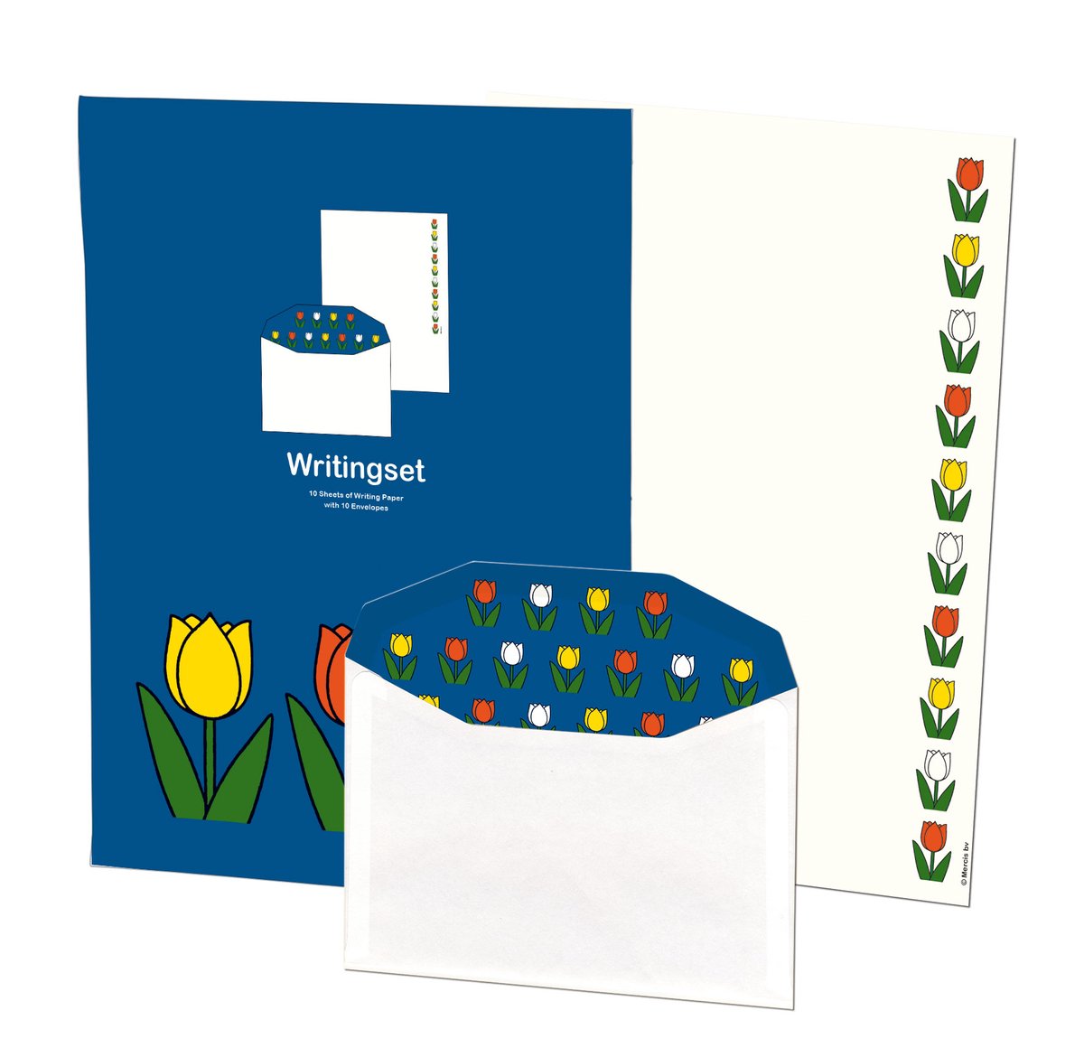 Cancelleria Bekking blitz con buste: tulipani, dick bruna