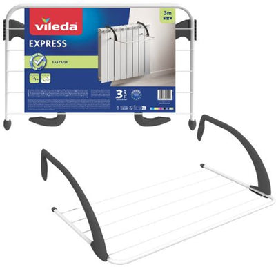 Vileda express drying rack - radiator drying rack - 3 m drying length