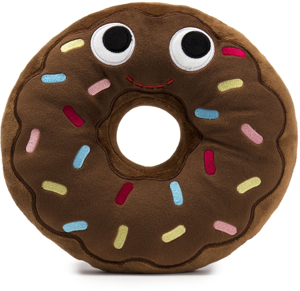Kidrobot yummy world ben chocolate donut knuffel - zacht pluche - 20 cm