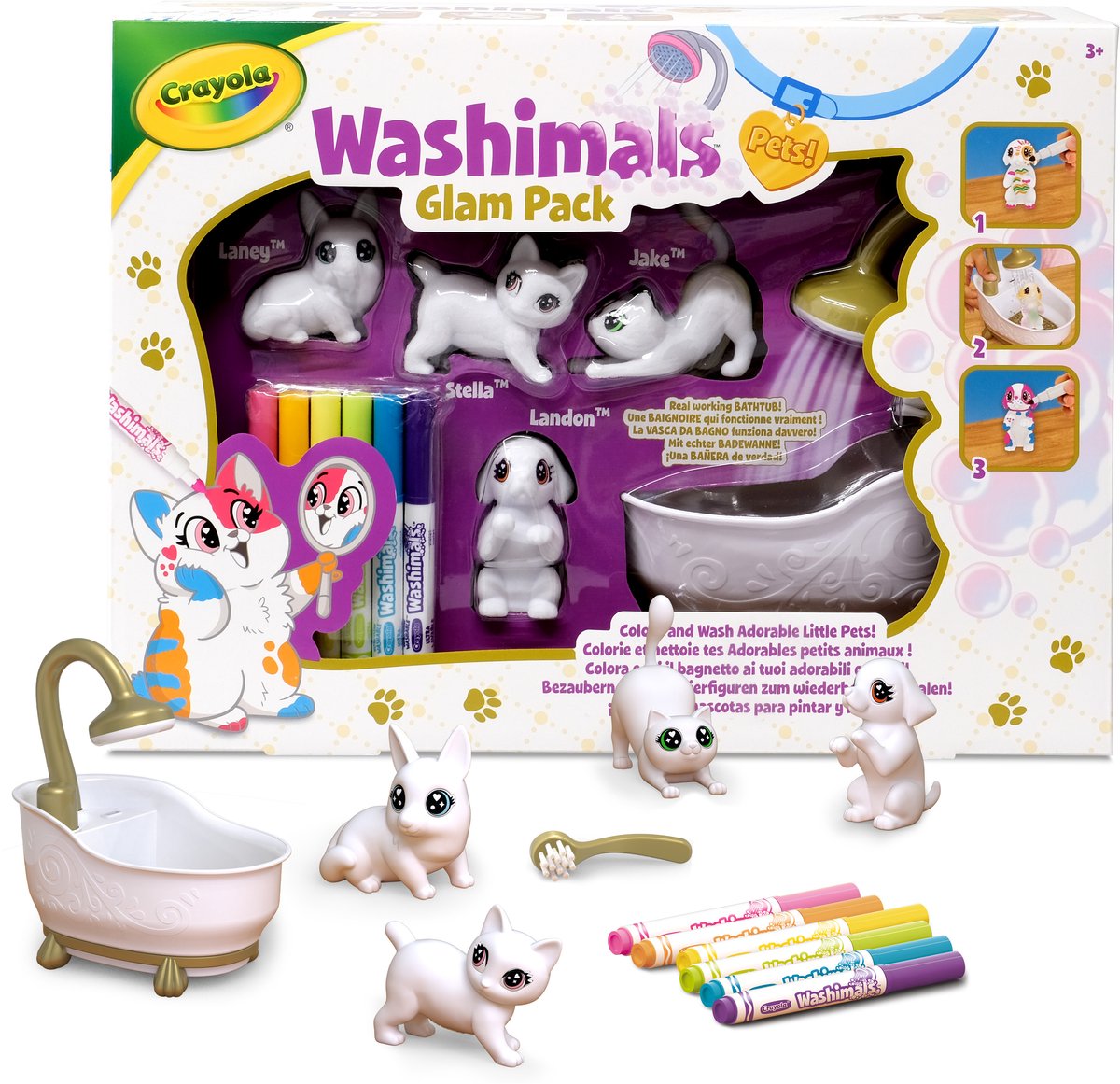 Mascotas crayola washimals