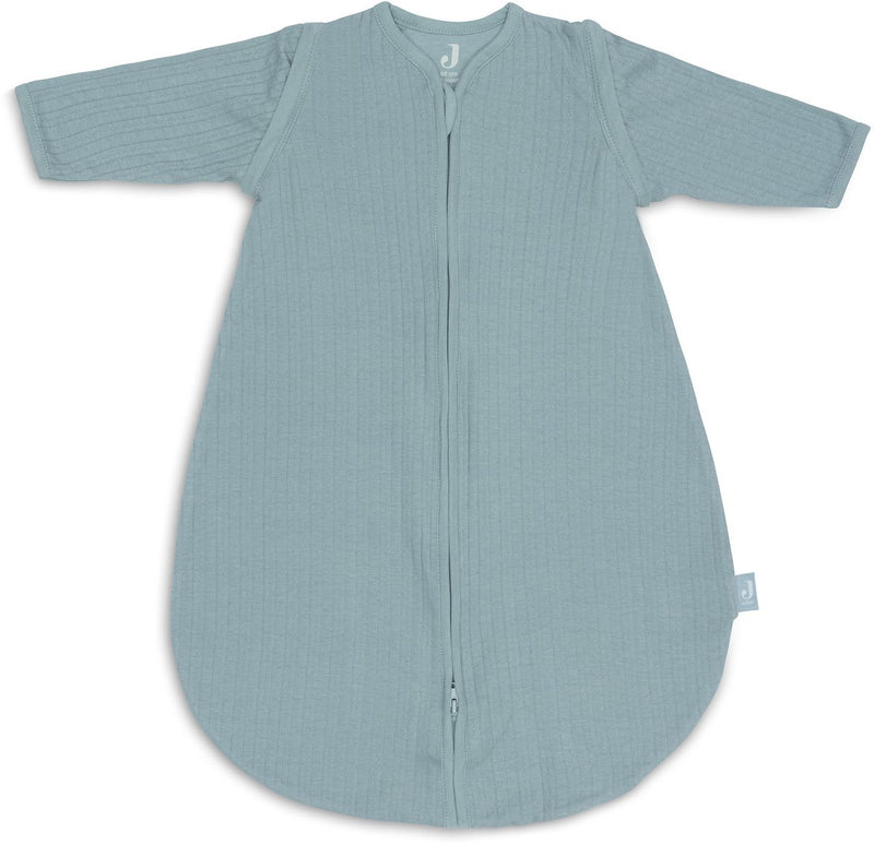 Jollein saco de dormir para recién nacido verano con manga desmontable 60 cm - redondo - verde mar abierto - saco de dormir de verano