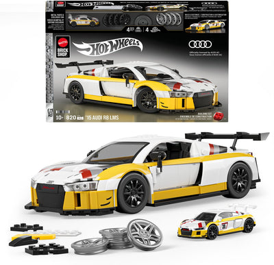 Tienda de ladrillos Mattel hot wheels elite series - '15 audi r8 lms juguetes de construcción - 820 piezas