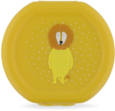 Trixie set da due scatole per snack con clip - Mr. Lion - facile da aprire - senza BPA - per la scuola e in viaggio