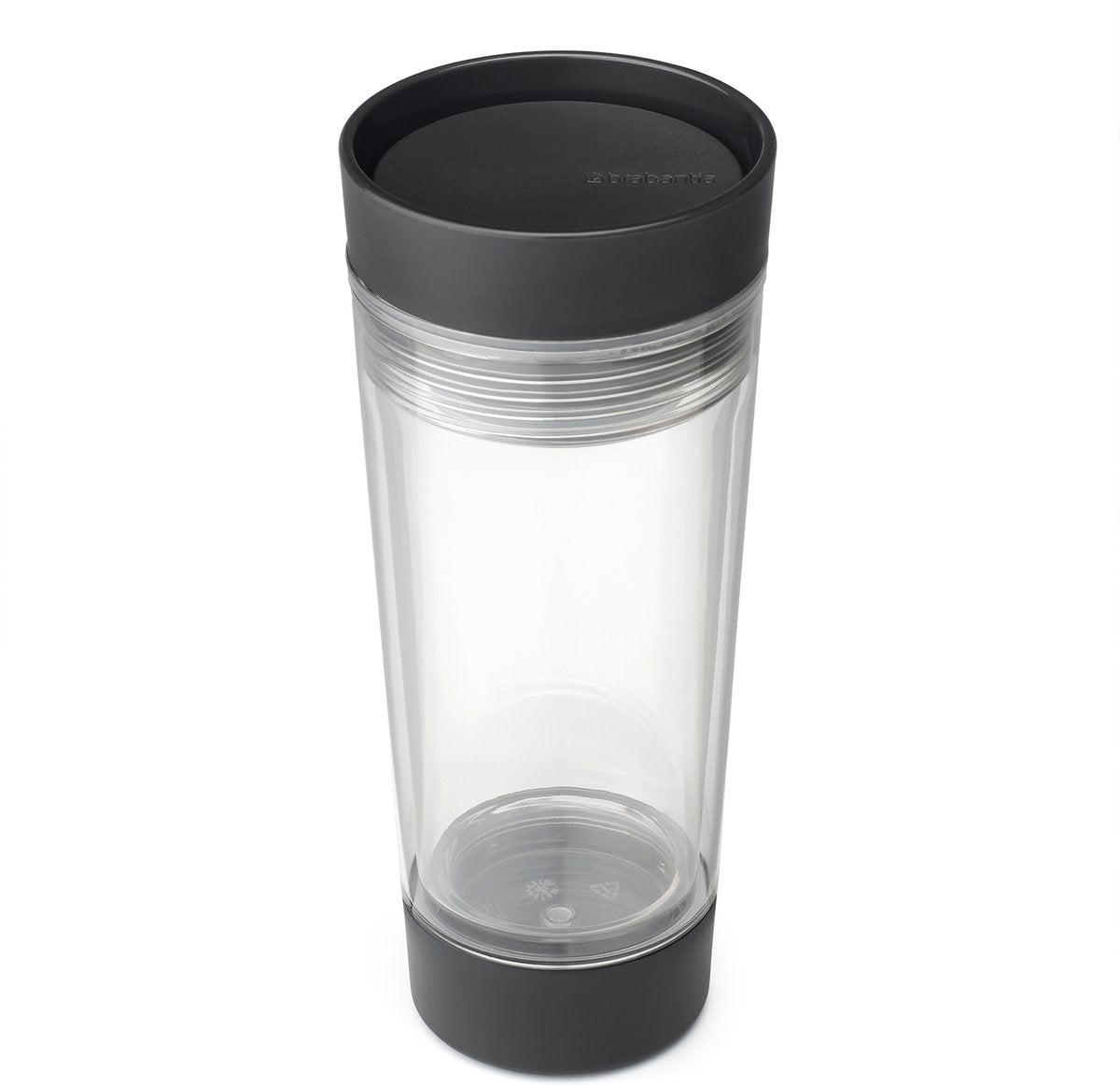 Brabantia make take theebeker to go - dubbelwandig - 0,36 liter - dark grey