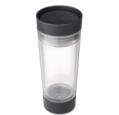 Tazza da tè Brabantia Make Take To Go - a doppia parete - 0,36 litri - grigio scuro
